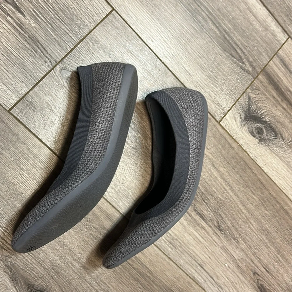 RARE Allbirds Tree Breezer Flats Seashell Gray Size 9 women - Picture 7 of 17